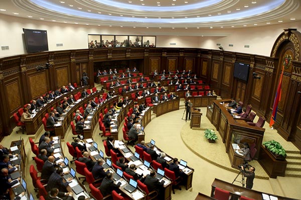 Armenia's National Assembly in session