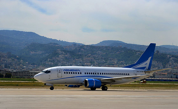 Air Armenia boards 80 passengers on direct flight from Yerevan to Beirut (Photo: Aircompany Armenia/Facebook)