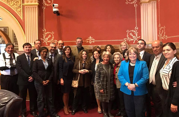 Representatives of the ANCA Western Region and Colorado legislatures commemorate the Armenian Genocide in Denver, Colorado.