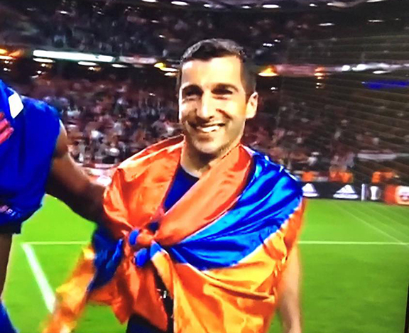 Henrikh Mkhitaryan after the match on Wednesday