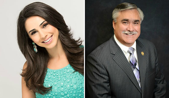 TV anchor Araksya Karapetyan and Burbank City Council member Jess Talamantes will be honored at the annual ANCA-Burbank banquet on May 21, 2017