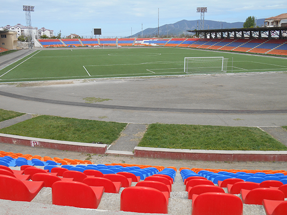 A closer look at the Stepanakert Stadium (Photo by Karen Vanyan)