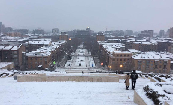 New Years Morning from the Cascade Steps