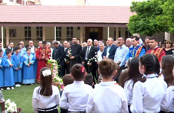 Armenians in Iraqi Kurdistan commemorate the Armenian Genocide in Zakho, a city on the Turkish border (Photo: Rudaw)