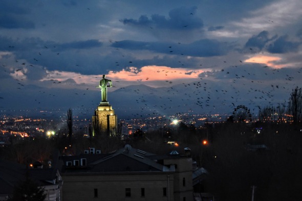 Mother Armenia in Yerevan (Photo: Angela Hassassian)