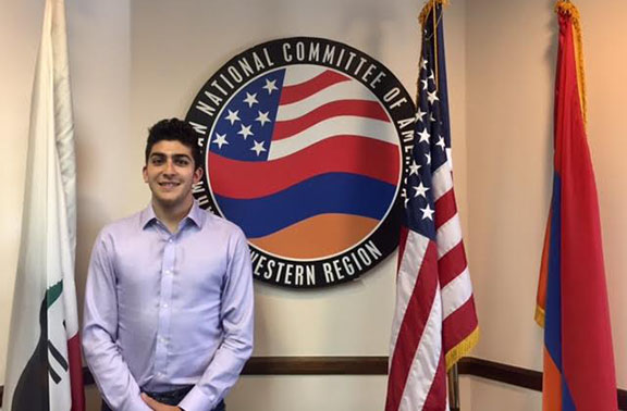 ANCA-WR's 2017 Spring Intern Shant Eulmessekian