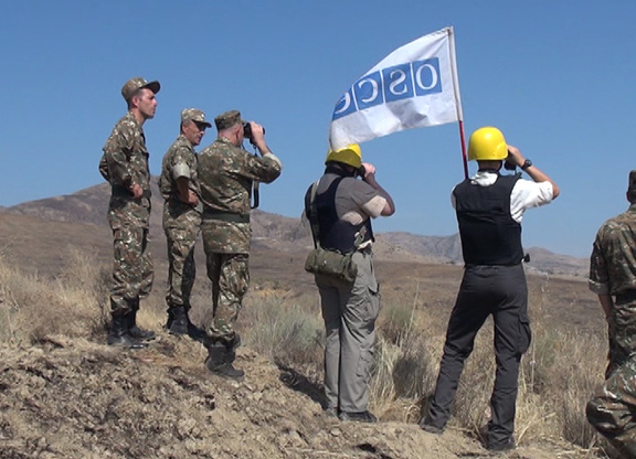 A recent OSCE monitoring mission at the Artsakh-Azerbaijan border