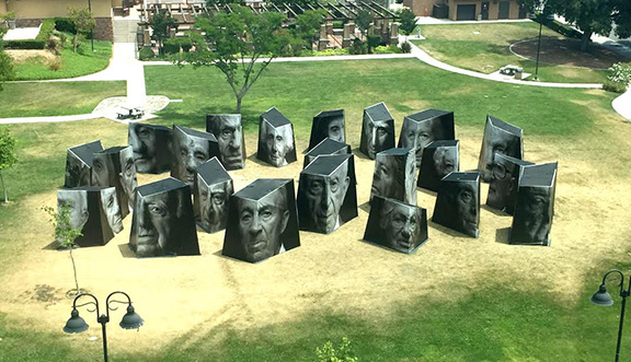 iWitness installation is located at Glendale’s Central Park, adjacent to the Downtown Central Library