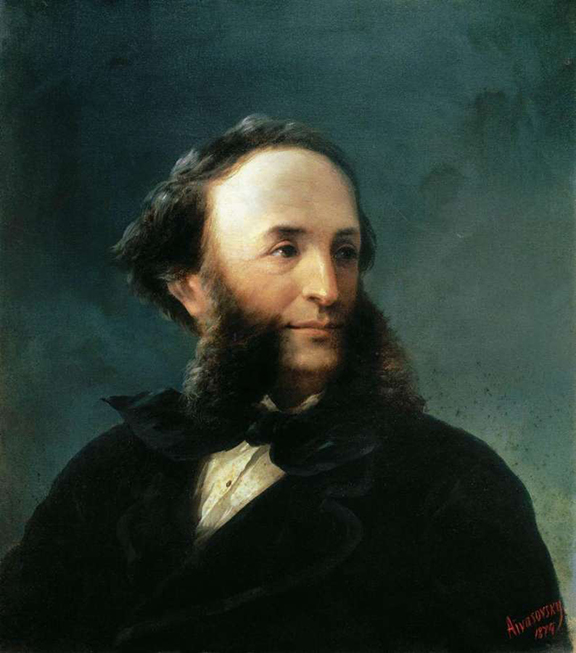 Aivazofsky Self-portrait, 1874, oil on canvas