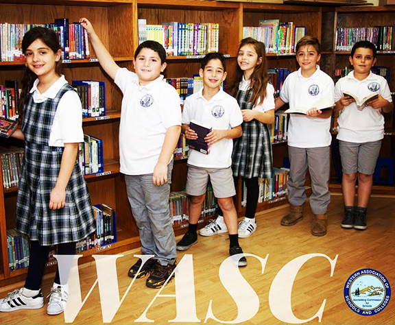 The Ari-Guragos Minassian School received a six-year accreditation from WASC