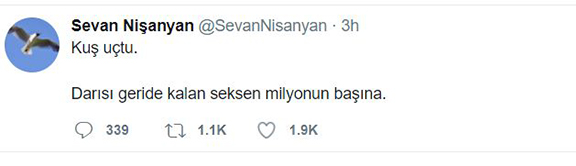 Nisanyan's tweet