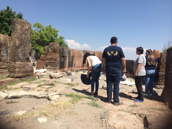 At excavation site