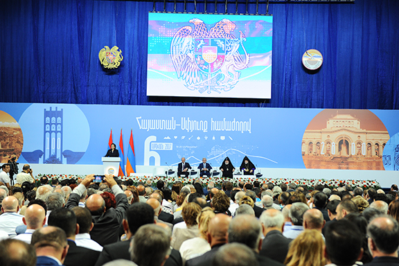 A scene from Armenia-Diaspora Conference
