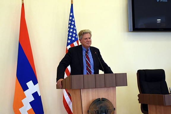 Rep. Frank Pallone speaking in Artsakh