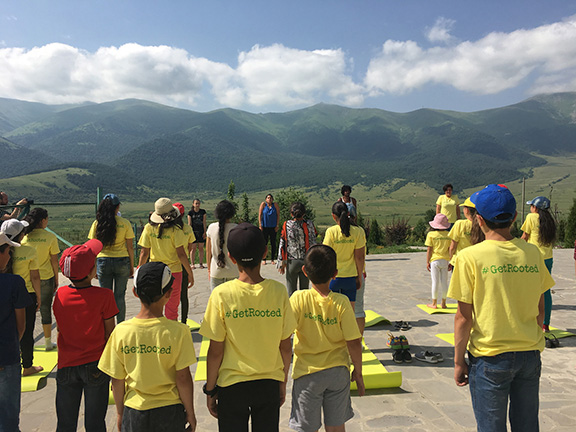 Margahovit Village provides a gorgeous backdrop for ATP’s outdoor environmental education classes (Photo by Michael Chen)