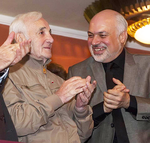 After the premier of the ballet by Rudolf Khartian based on the music of Aznavour, May 28, 2017