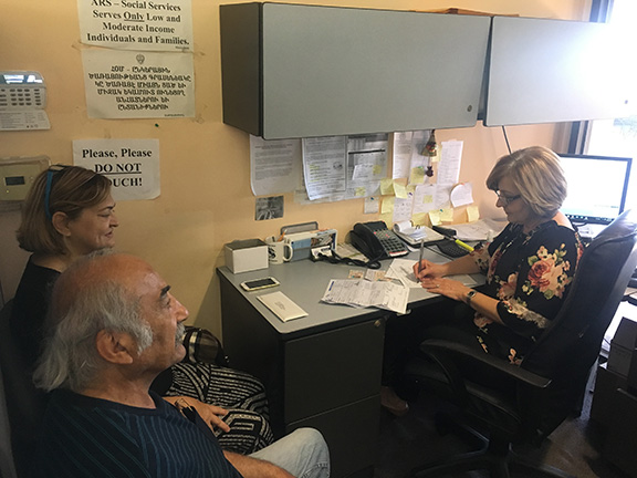 ARS Social Services assisting a client