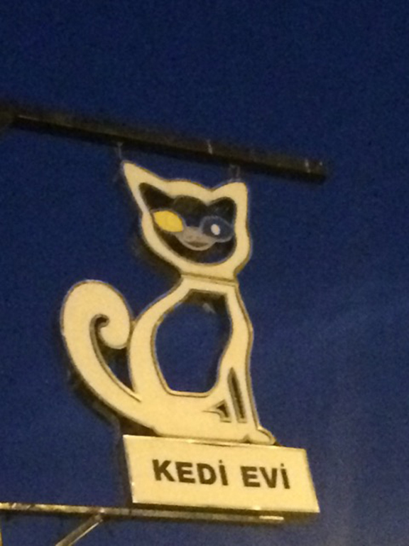 A sign at the shelter of Cats of Van