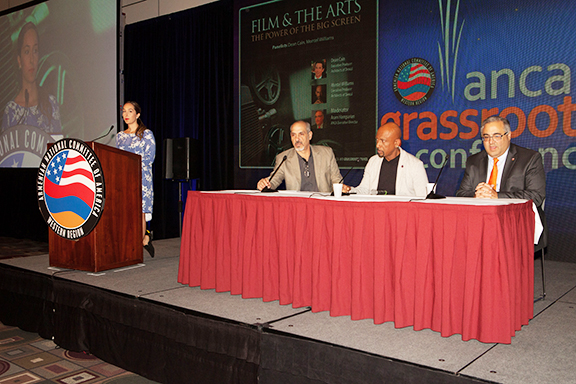 The "Film and Arts" panel during ANCA-WR Grassroots Conference