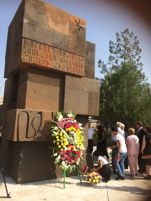 The Genocide memorial monument in Kharpet