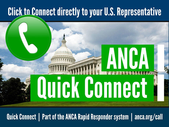 ANCA announces Congressional call-In day for H.Res.220 on Oct. 16