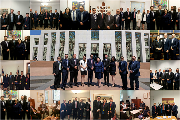 Snapshots from Advocacy Week in Australia (Photo: ANC-AU)