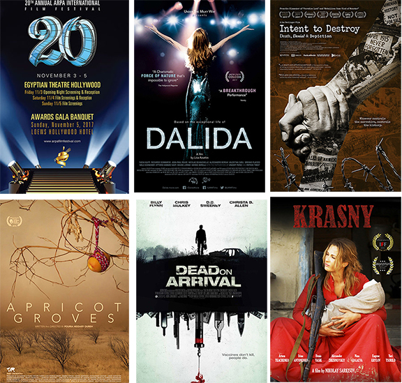 Some of the high-profile films being screened at the Arpa Film Festival