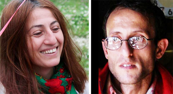 From left to right: Nurcan Vayiç and Cemil Aksu