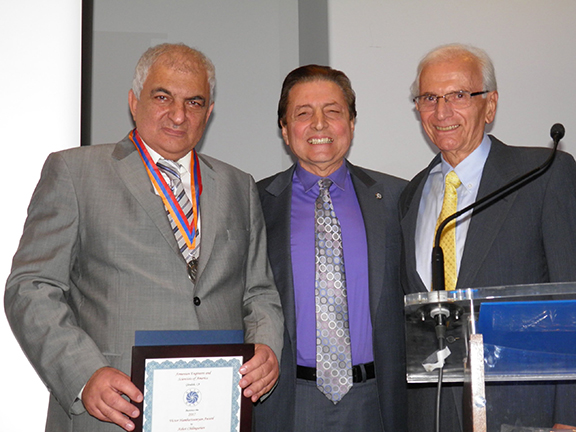 From Left: Prof. Ashot Chilingarian, Vrej Agajanian, Dr. Ara Chutjian