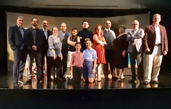 Cast of "Groonguh Ge Ganche" revival