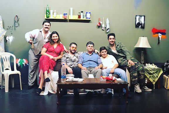 Cast of "The Pink Elephant" revival