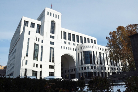 Armenia's Foreign Ministry headquarters in Yerevan
