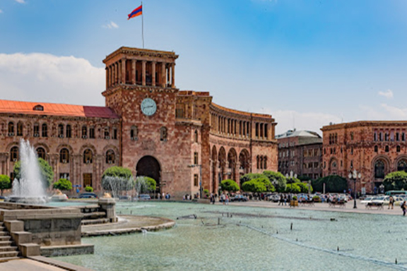 Yerevan's Republic Square is a major tourist attraction