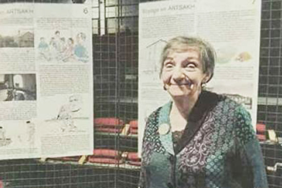 Les Pennes-Mirabeau mayor, Monique Slissa at "Days of Artsakh"