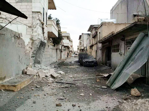 Afrin, Syria after the Turkish attack