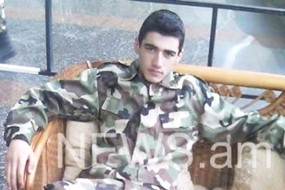 20-year-old Grigor Egoyan is the latest Artsakh soldier killed by Azerbaijani fire