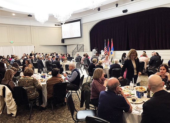 Capacity crowd at Gugasian Hall
