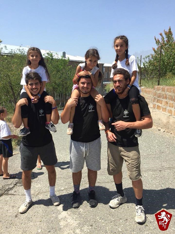 AYF Youth Corps volunteers form lasting bonds with local children in Armenia and Artsakh