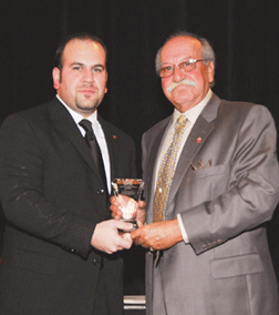 During the 2006 ANCA-WR Serge Samoniantz received the Vahan Cardashian Award from now Montebello City Councilman Jack Hadjinian