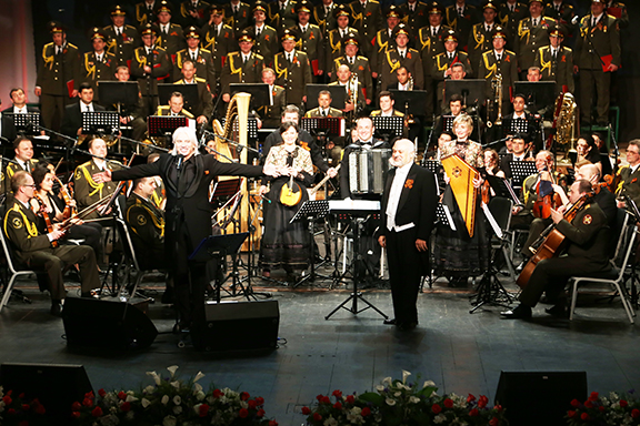 Dmitri Hvorostovsky and Constantine Orbelian at the Yerevan Opera House, May 12, 2015