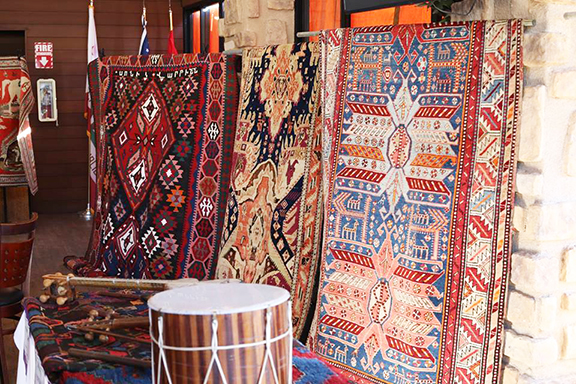 Made in Shushi carpets were displayed during last year's "Discover Shushi" event
