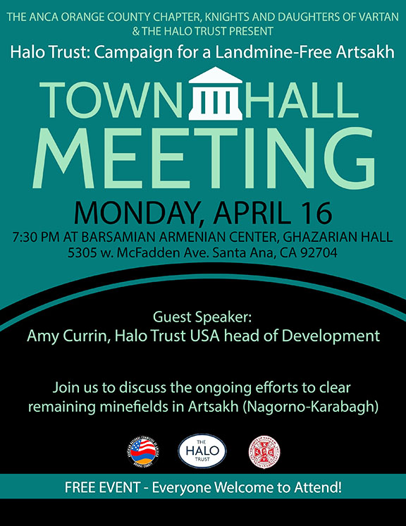 Orange County town hall meeting to focus of HALO Trust efforts