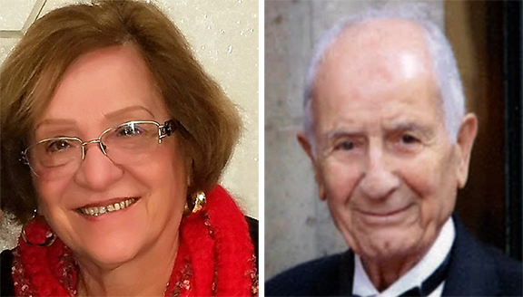 Seda Khojayan (left) and Isahak Kazangian will be honored by ANCA Glendale