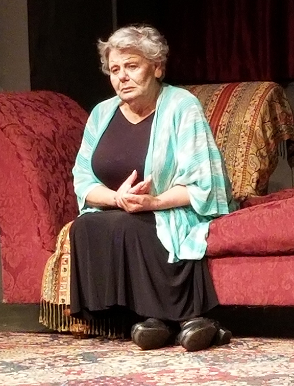 Janet Voskanian as Mrs. Hripsime in "Ankhrov Hrazhesht" (A Tranquil Farewell)