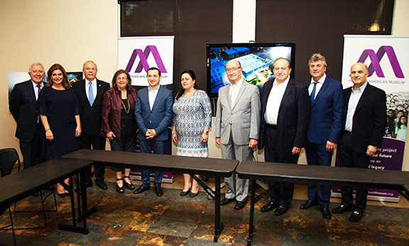 Armenia's Diaspora MInister Mkhitar Hayrapetyan with the Armenian American Museum Governing Board