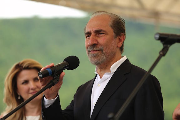 COAF Founder and Chairman Dr. Garo Armen at COAF SMART Center opening.