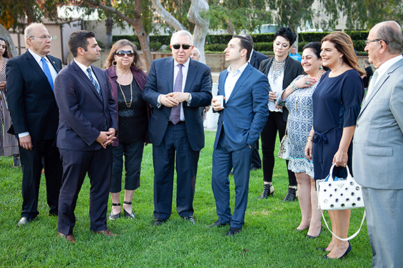 Diaspora Minister Mkhitar Hayrapetyan tours the Armenian American Museum site