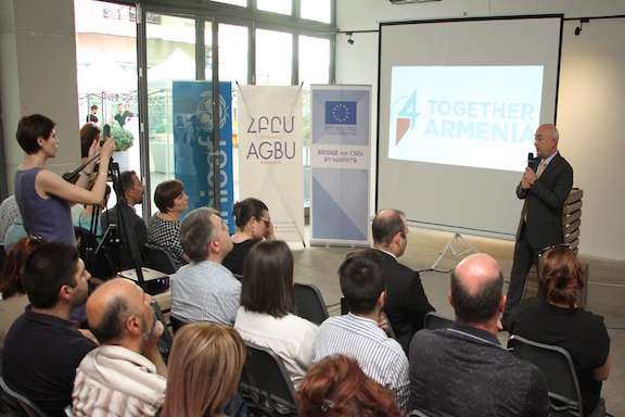 The Together4Armenia event in Yerevan, which revealed the upgrades to the platform.