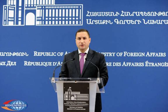 Spokesperson for the Ministry of Foreign Affairs of the Republic of Armenia Tigran Balayan.