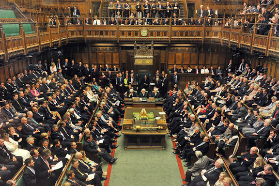 The United Kingdom's House of Commons, the lower house of Parliament.